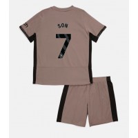 Koszulka piłkarska Tottenham Hotspur Son Heung-min #7 Strój Trzeci dla dzieci 2023-24 tanio Krótki Rękaw (+ Krótkie spodenki)